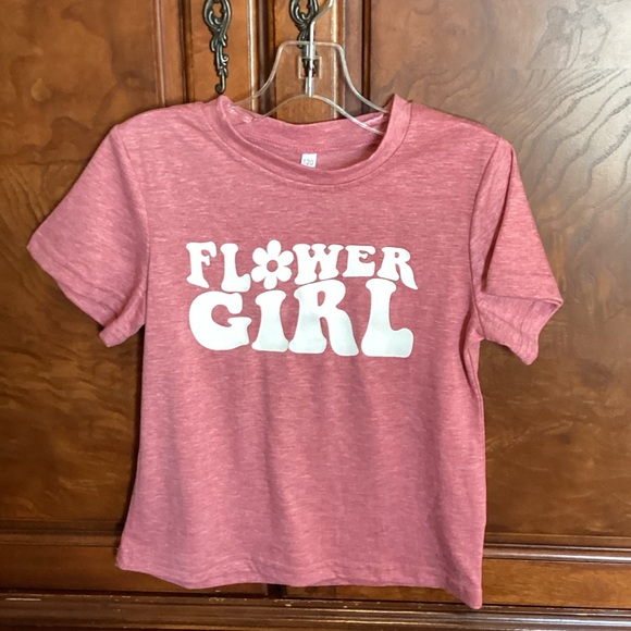 Unknown Other - Flower Girl Tee Heather Pink Size Extra Small